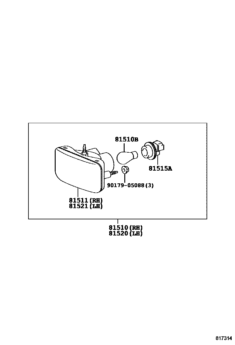 *DISCONTINUED* JZA80/MK4 Supra Genuine OEM LHD/RHD S1 Front Turn Signal Set (81511-14370 + 81521-14370)