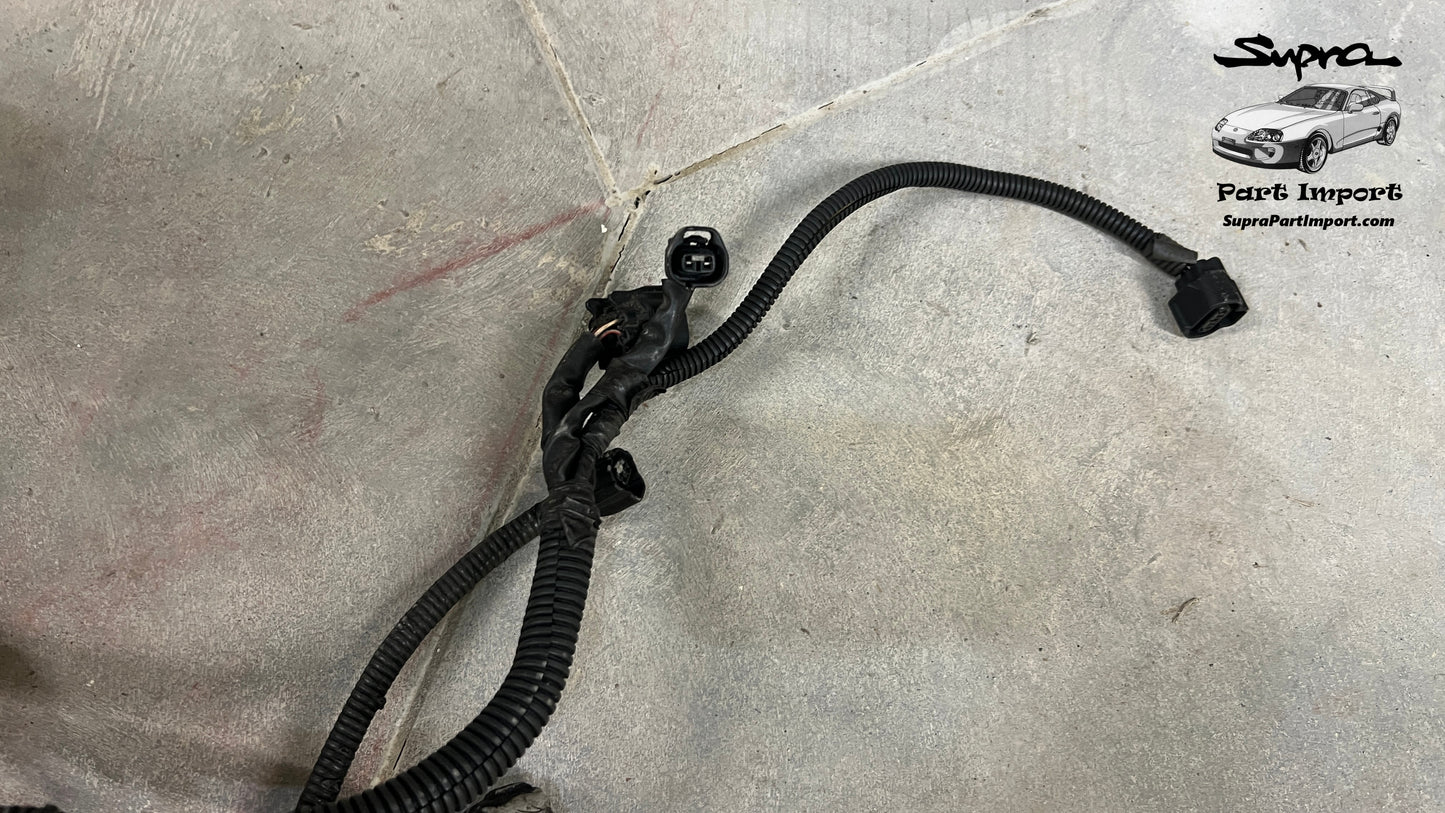 *RARE* JZA80 Supra OEM RHD TT Auto 2JZ-GTE Non-VVTi + Auto Gearbox Engine Harness (82121-14810 / 82121-14811)