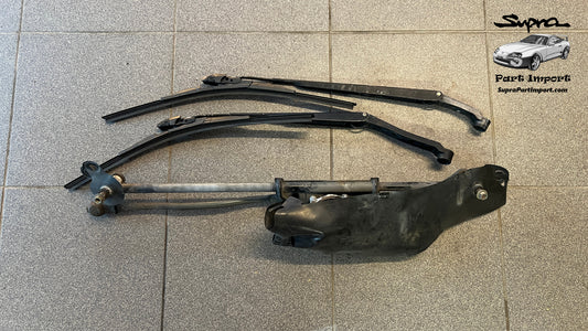 JZA80 Supra Genuine OEM RHD Front Wiper Motor Assembly + Arms (85110-14330)