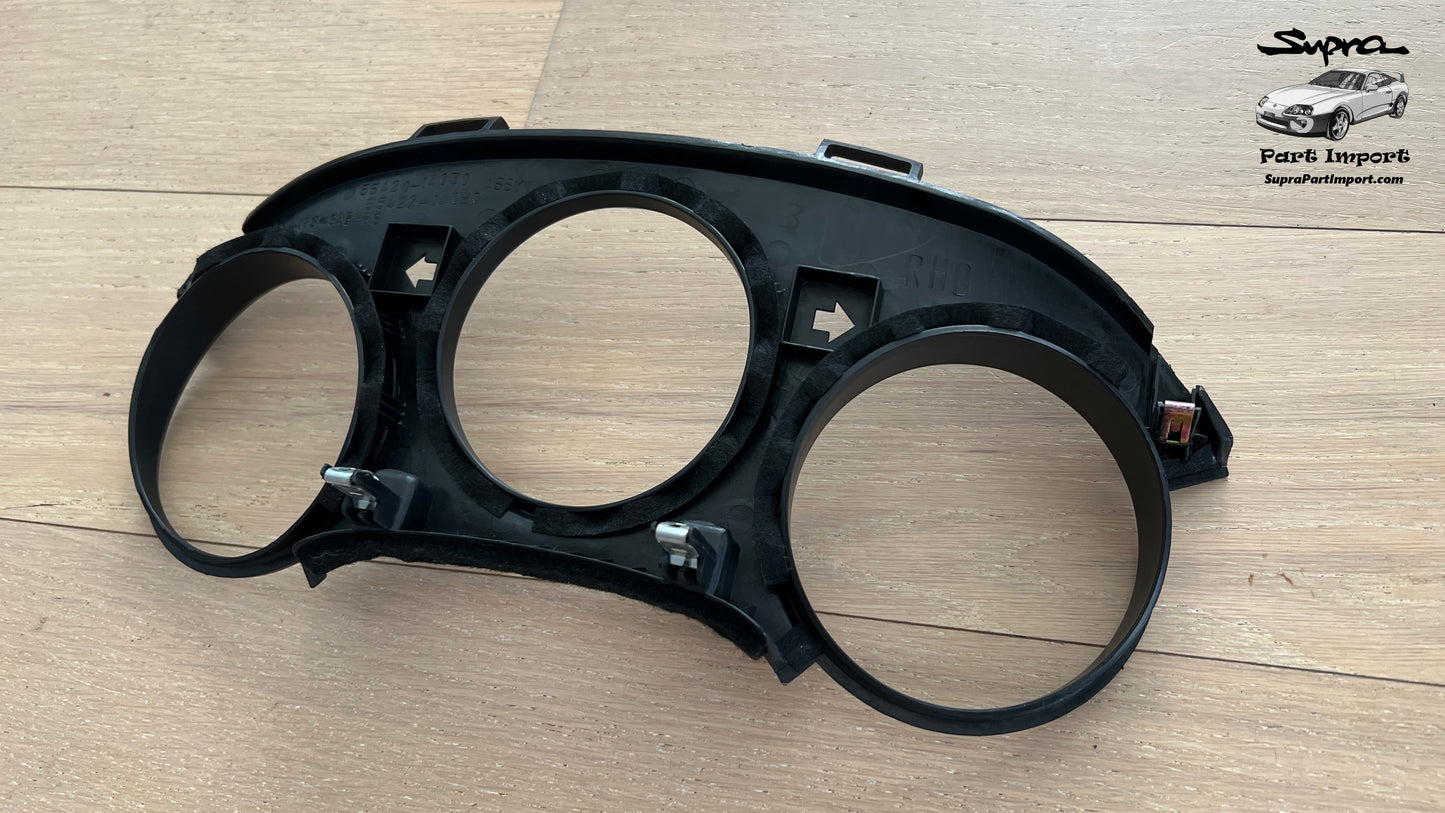 JZA80/MK4 Supra Genuine OEM S1 LHD/RHD Center Speedometer Panel, Center Instrument Cluster Finish (55405-14120)