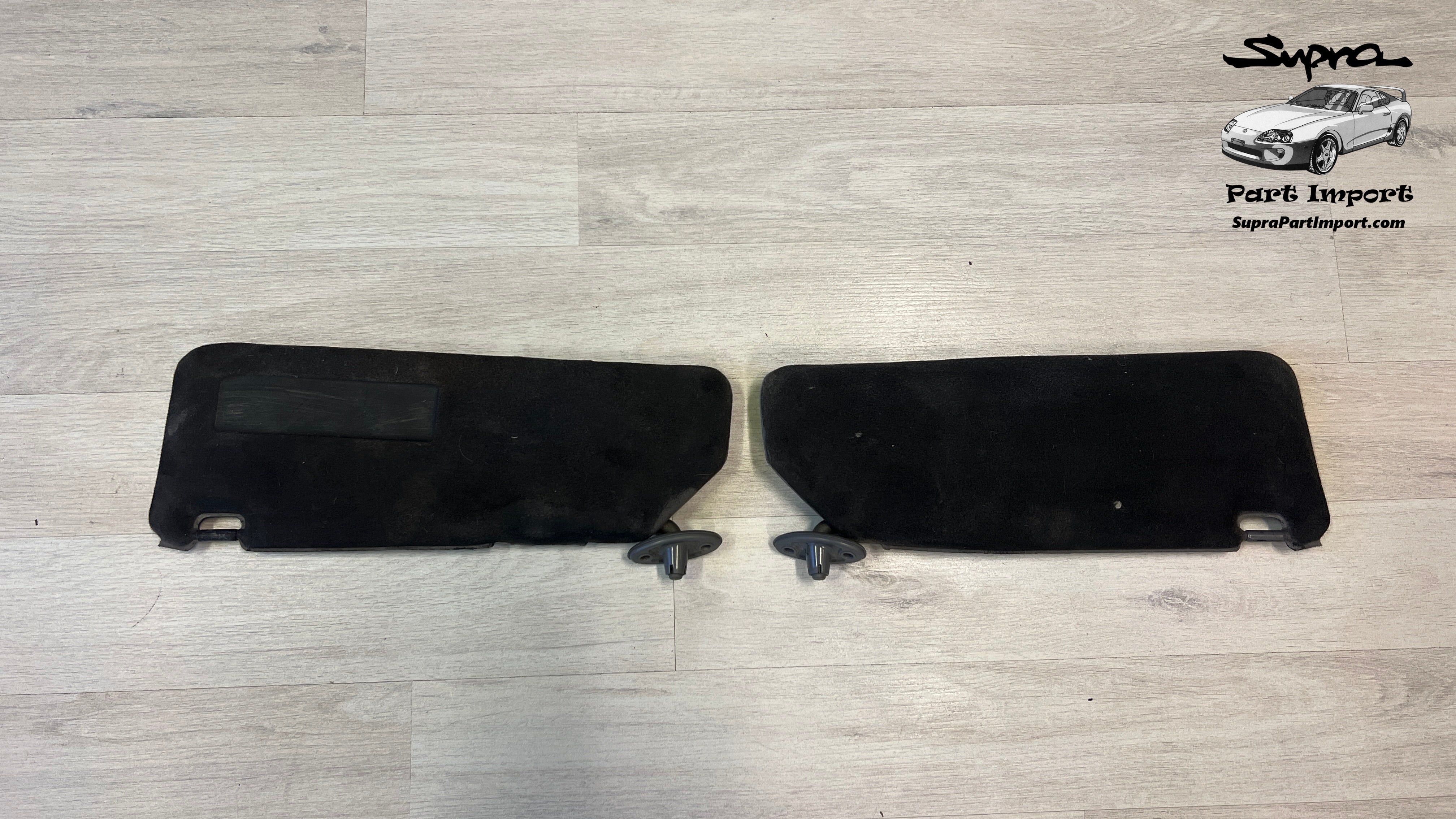 RARE* JZA80 Supra Genuine OEM S1 RHD Half-Tanned Black Sun Visor