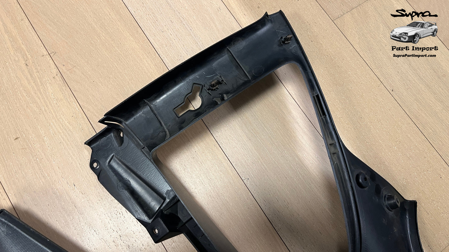 JZA80/MK4 Supra Genuine OEM Quarter Window Interior Trim Set (2pc.) (62471-14291-C0, 62472-14281-C0)