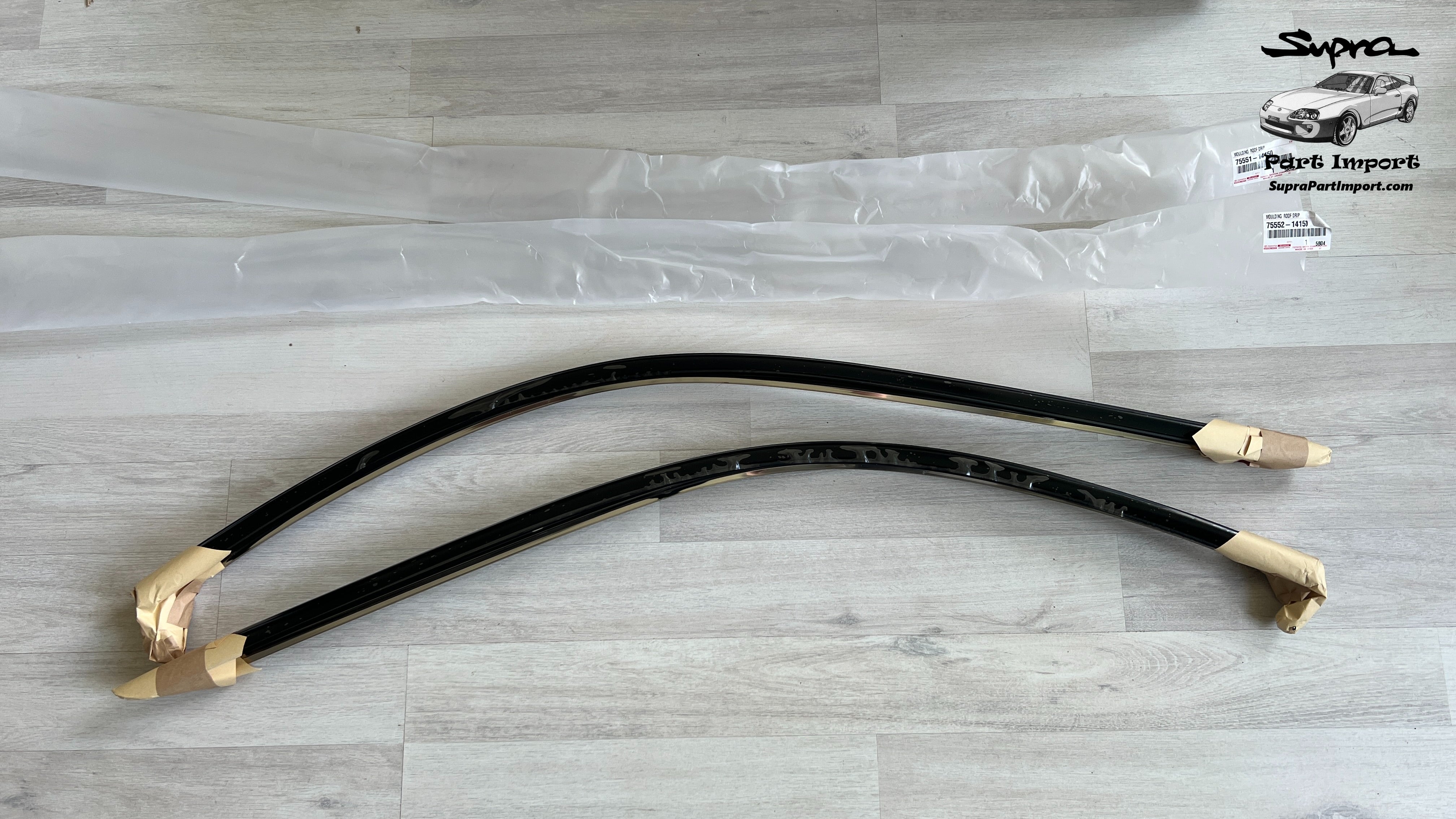 NEW* JZA80 Supra Genuine OEM Roof Drip Side Finish Moulding Set