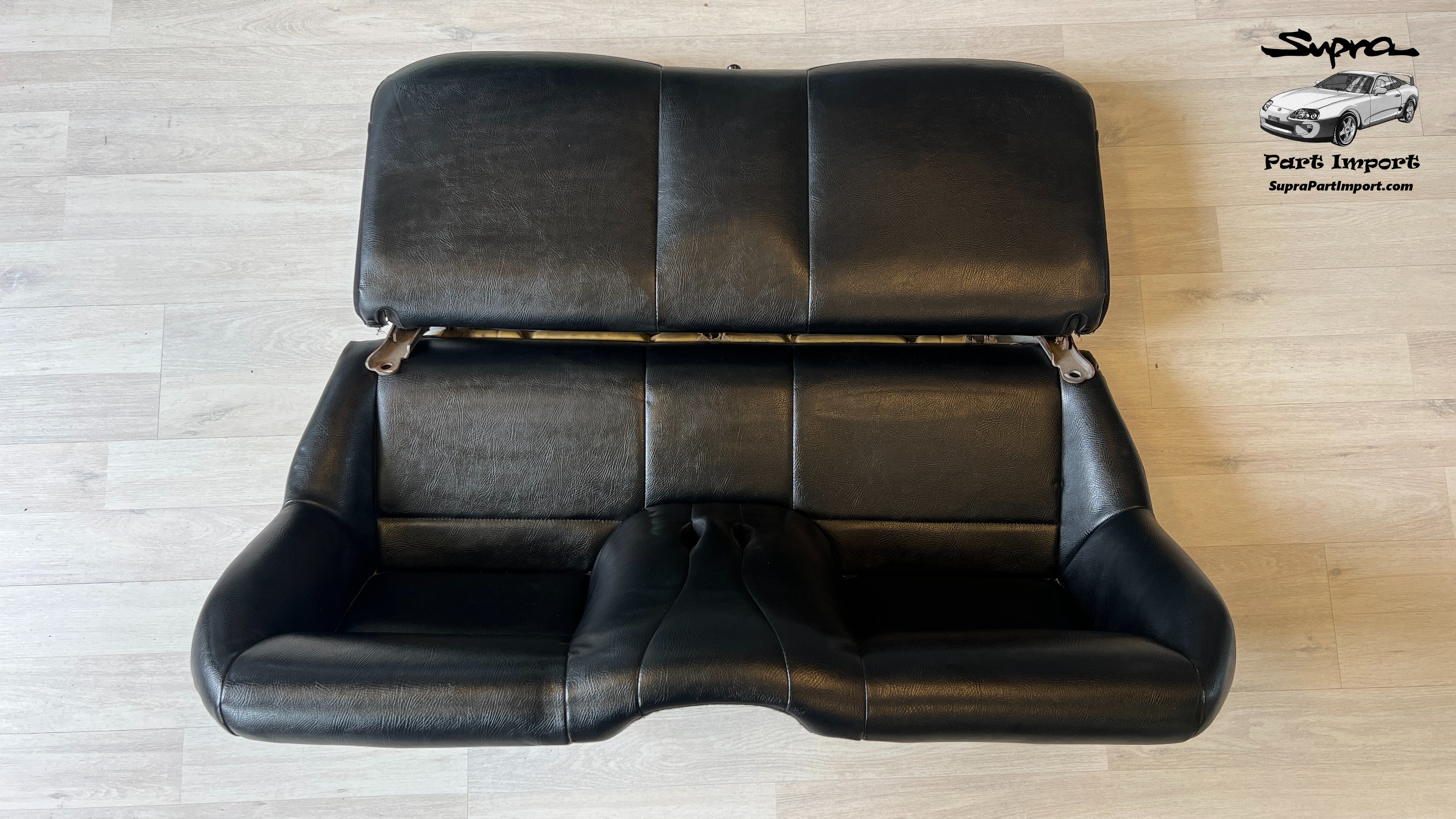 ANA Super Seat Premium 記念 レザータグ MINT, RARE* JZA80 Supra Genuine OEM S1 Leather Rear Seat Set