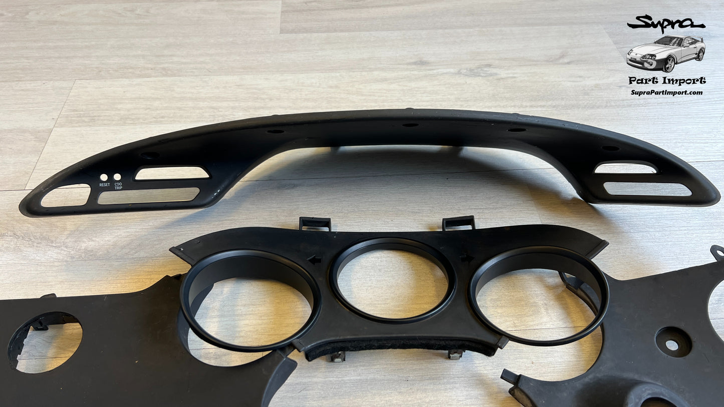 JZA80/MK4 Supra Genuine OEM S1 RHD Dash Panel Set (6 pc)
