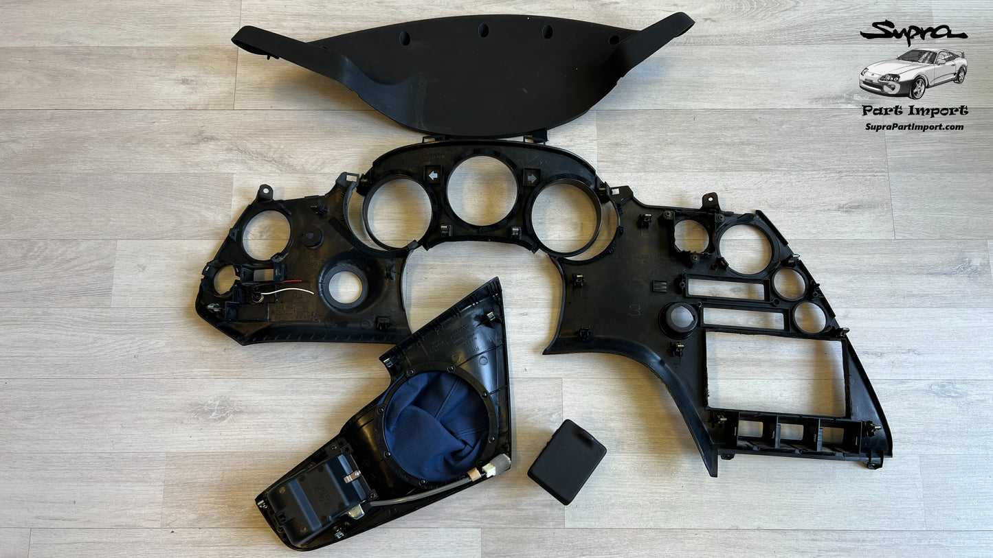 JZA80/MK4 Supra Genuine OEM S1 RHD Dash Panel Set (6 pc)