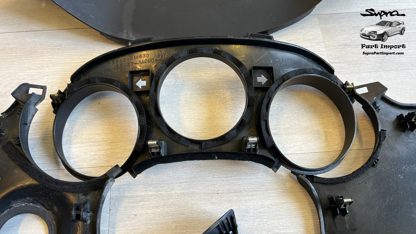 JZA80/MK4 Supra Genuine OEM S1 RHD Dash Panel Set (6 pc)