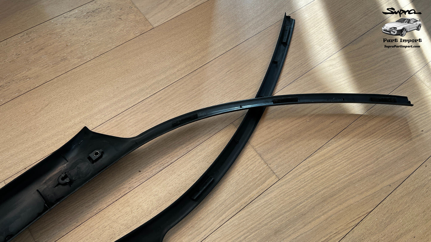 *RARE* JZA80 Supra Genuine OEM RHD A-Pillar Trim Set (62220-14060 + 62210-14070)