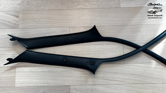 *RARE* JZA80 Supra Genuine OEM RHD A-Pillar Trim Set (62220-14060 + 62210-14070)