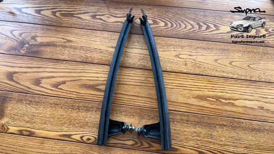 JZA80 Supra Genuine OEM LHD/RHD Front Door Door Glass Frame Sub-Assy Set (67401-14240 + 67402-14230)