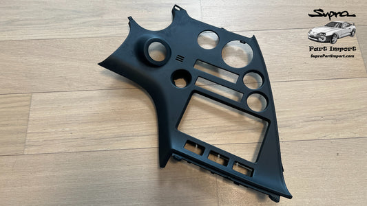 *RARE* JZA80/MK4 Supra Genuine OEM EU-Spec S1 LHD Radio Panel, Center Instrument Cluster Finish (55405-14140)