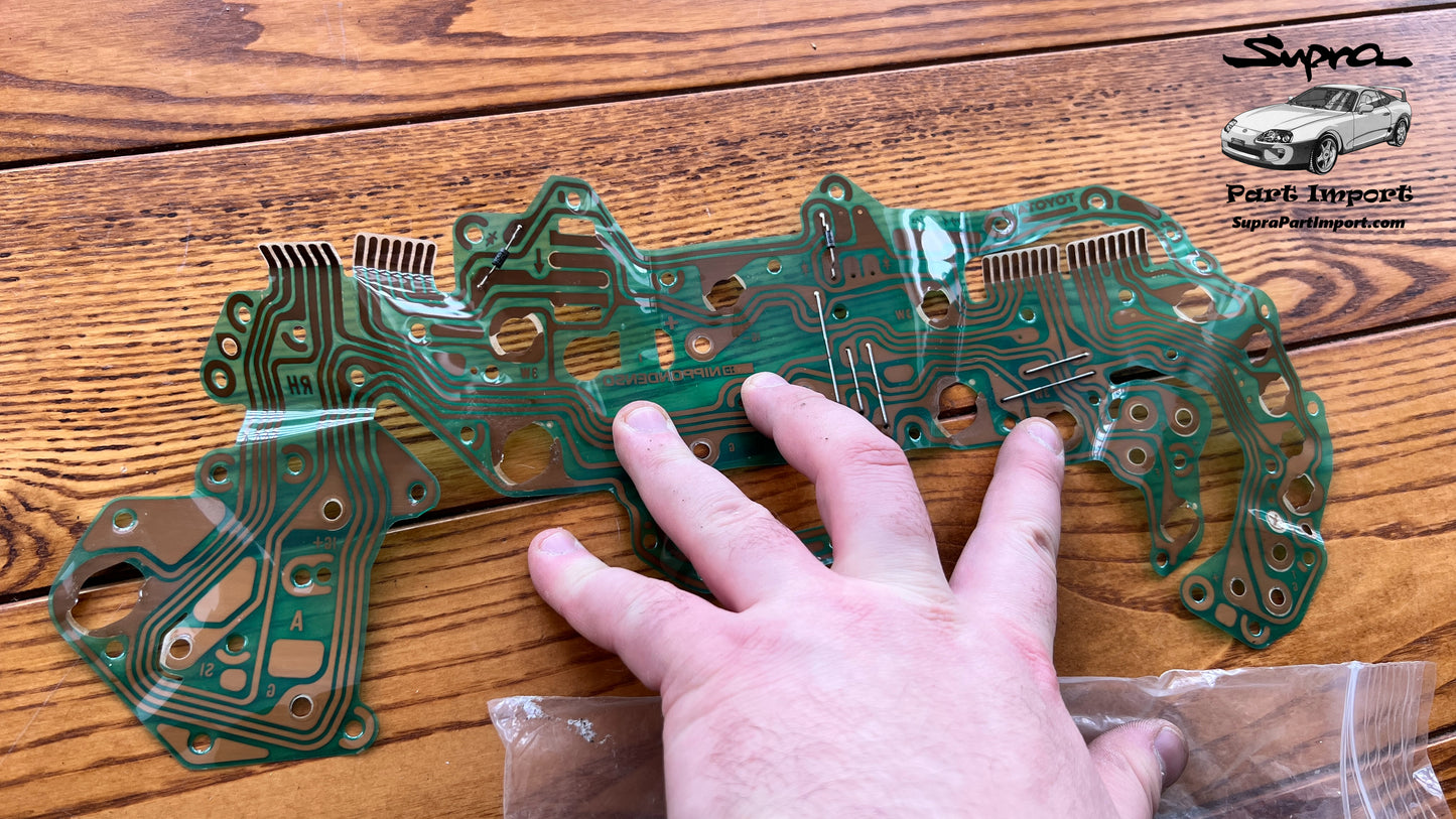 JZA80 Supra Genuine OEM RHD S1 Cluster Part Set