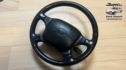 *US/EU SPEC* JZA80 Supra Genuine OEM 4-Spoke Steering Wheel w/ Cruise Control Stalk