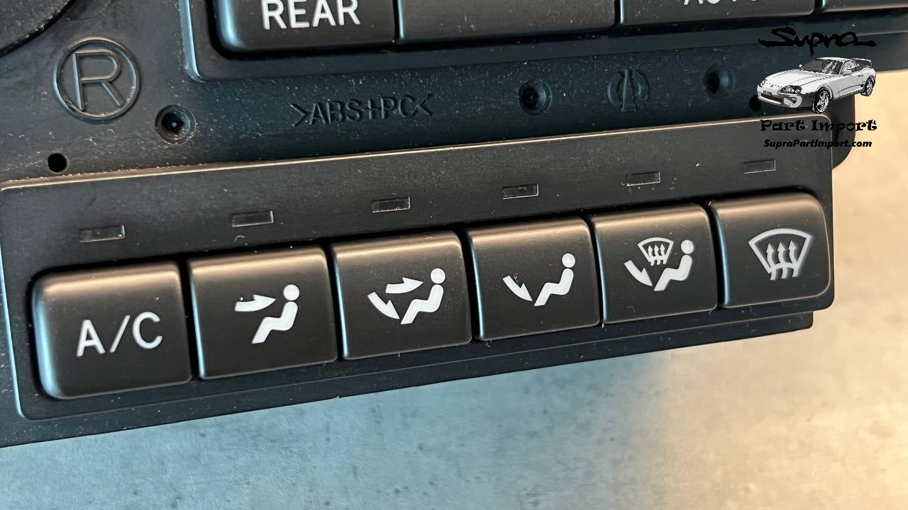 *MINT, LED CONVERTED, NEW BUTTONS* JZA80 Supra Genuine OEM RHD A/C Controller Unit (55900-14540)