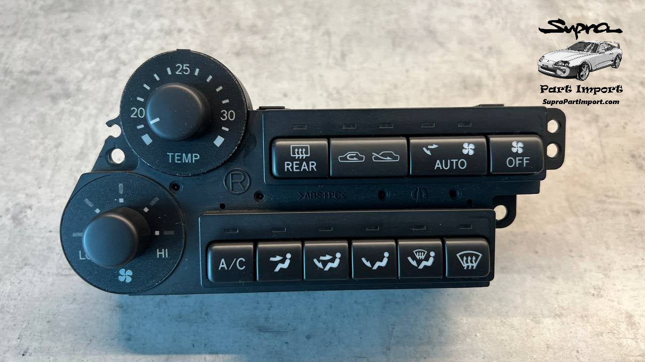 *MINT, LED CONVERTED, NEW BUTTONS* JZA80 Supra Genuine OEM RHD A/C Controller Unit (55900-14540)