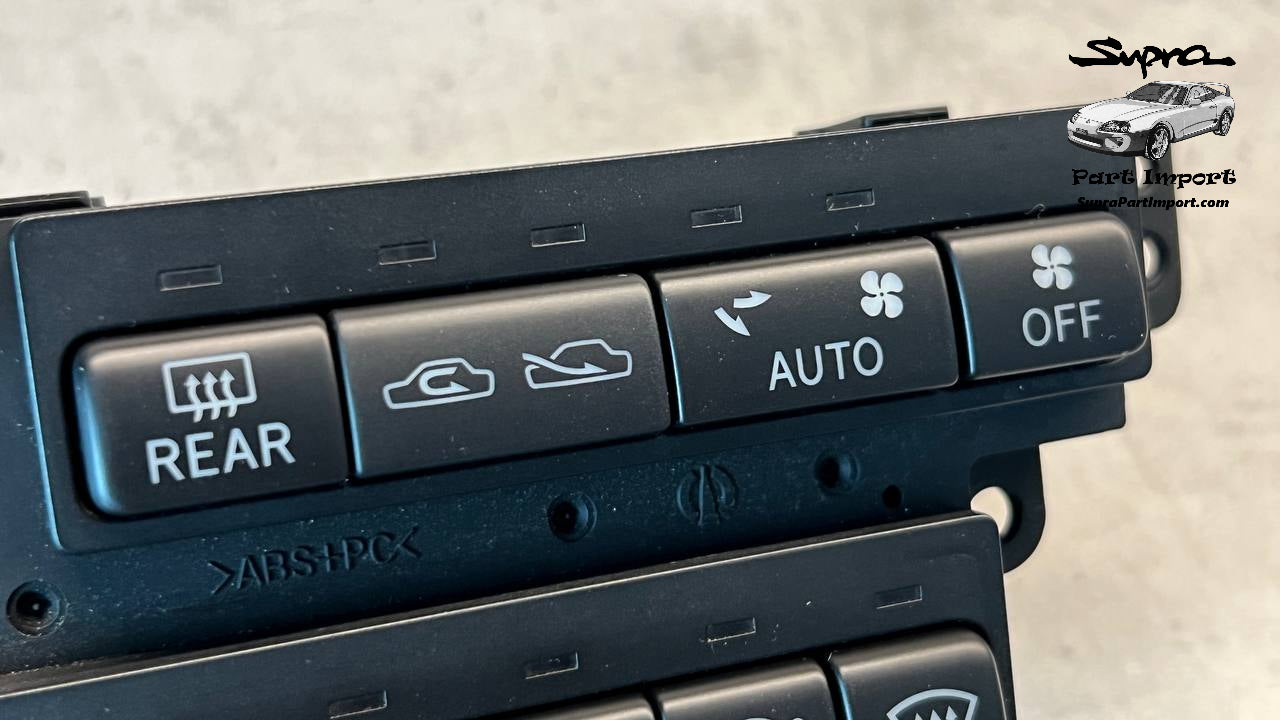 *MINT, LED CONVERTED, NEW BUTTONS* JZA80 Supra Genuine OEM RHD A/C Controller Unit (55900-14540)