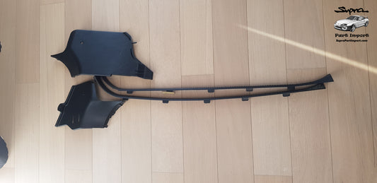 JZA80 Supra Genuine OEM RHD Interior Side Kick Panels, Defect (62102-14240-C0, 62101-14180-C0)