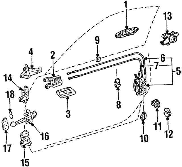 JZA80 Supra Genuine OEM Door Handle Cover Set (2 pc.) (69277-14050-C0 + 69278-14020-C0)