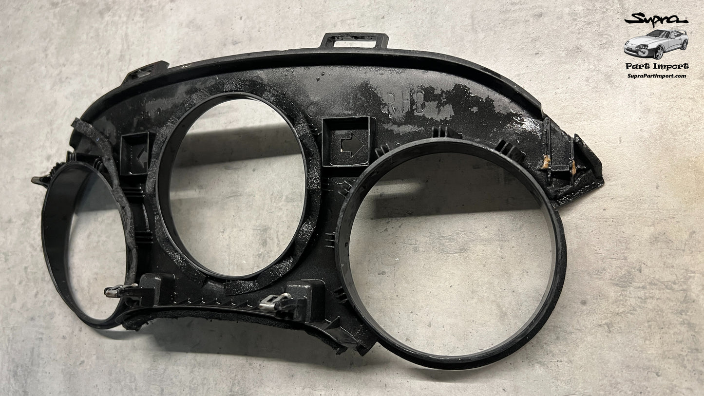 JZA80 Supra Genuine OEM S1 LHD/RHD Center Speedometer Panel, Center Instrument Cluster Finish (55405-14120)