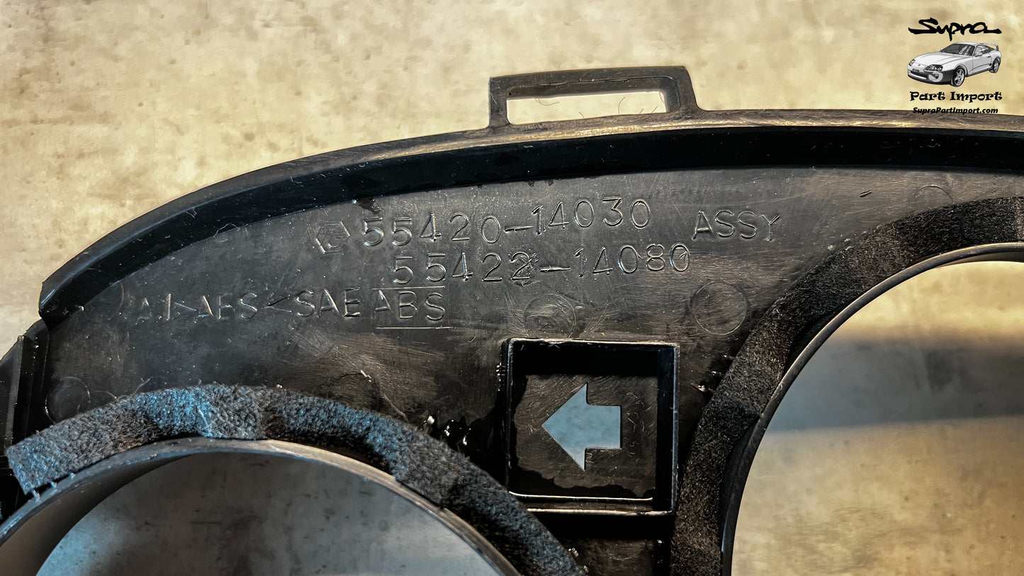 *OEM Coating* JZA80 Supra Genuine OEM S1 LHD/RHD Center Speedometer Panel, Center Instrument Cluster Finish (55405-14120)