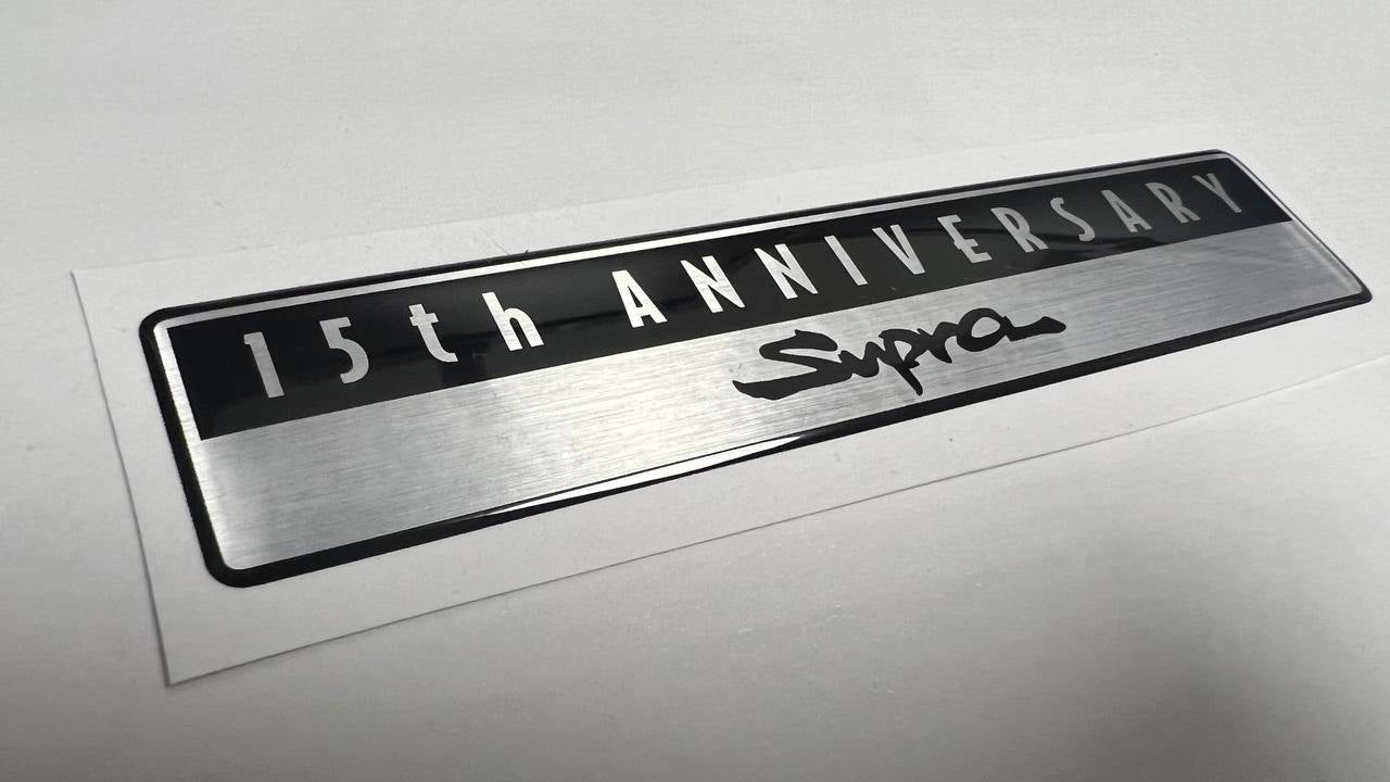 JZA80/MKIV Supra 15th Anniversary Limited Edition Emblems