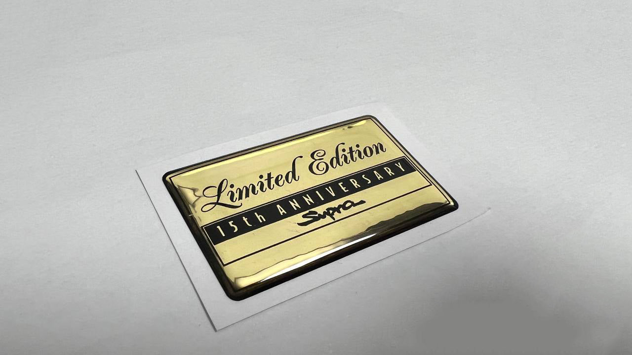 JZA80/MKIV Supra 15th Anniversary Limited Edition Emblems