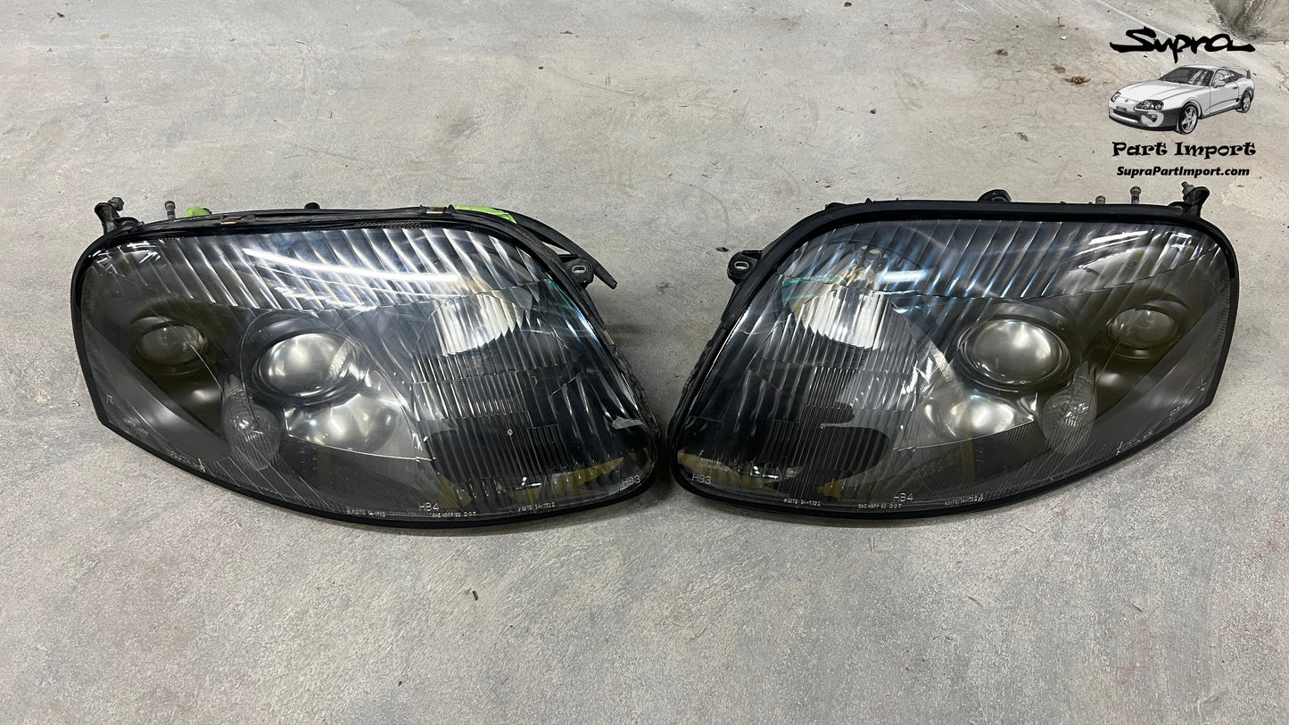 JZA80 Supra Genuine OEM Series 1 RHD Headlight Set (81130-1B250 + 81170-1B250)