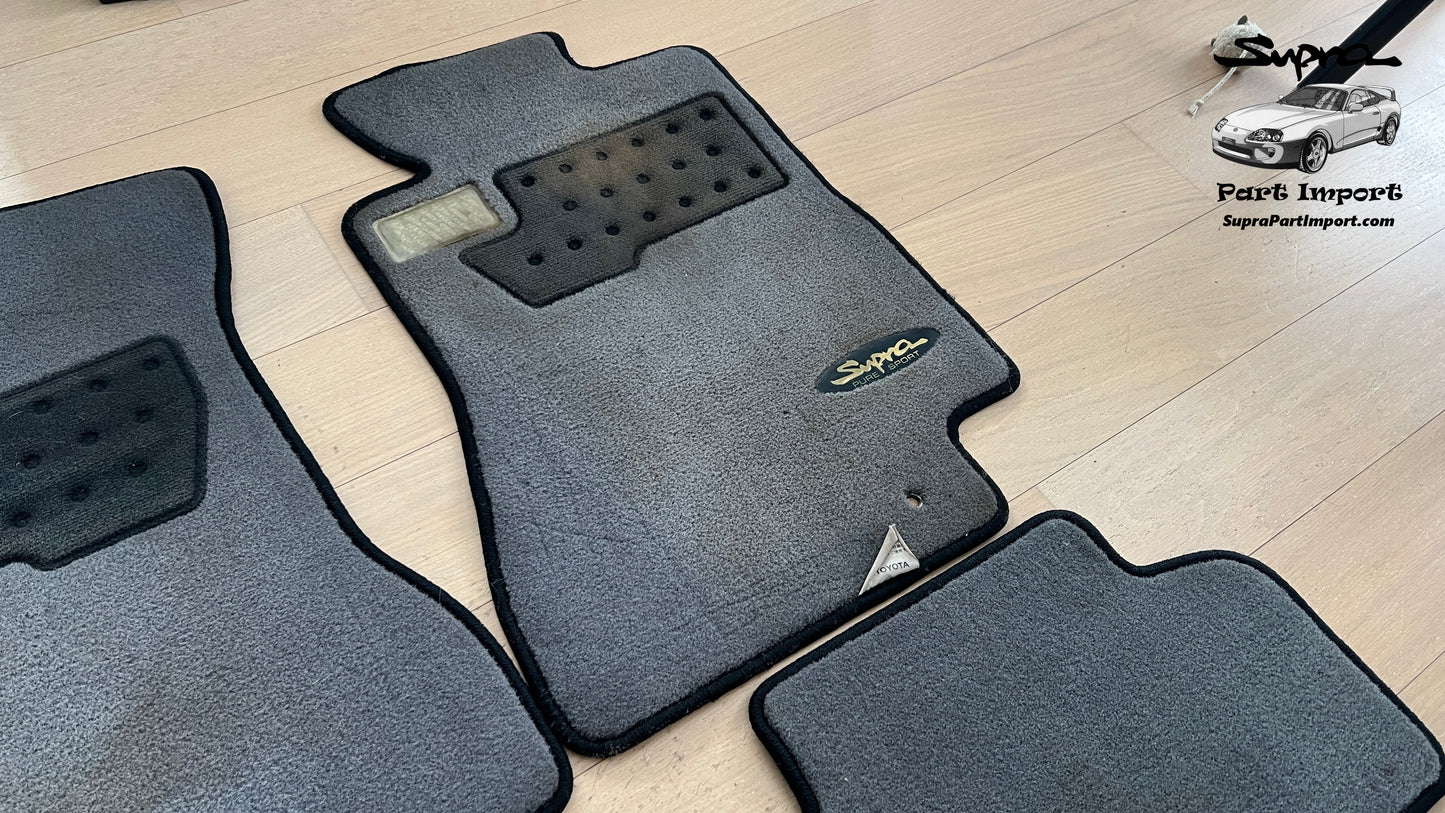 *RARE* JZA80 Supra Genuine OEM S1 RHD Gray Pure Sport Mat Set (4 pc)