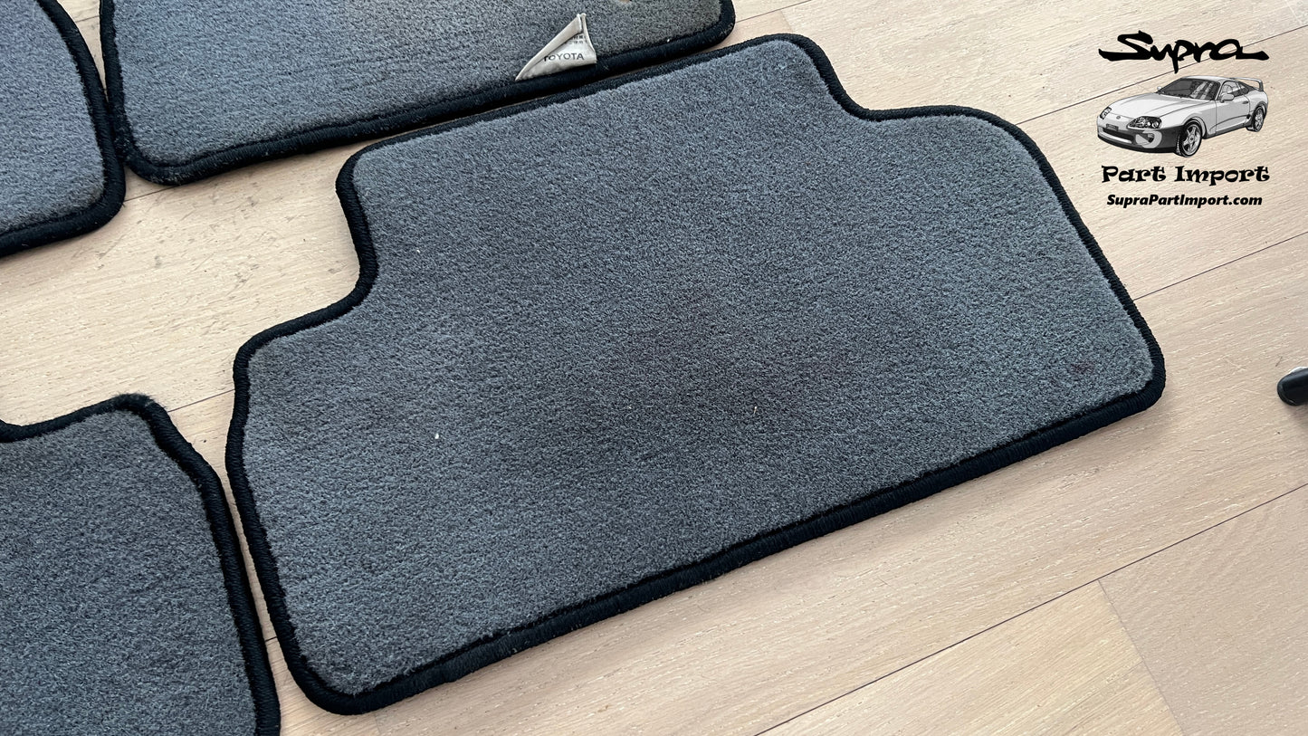 *RARE* JZA80 Supra Genuine OEM S1 RHD Gray Pure Sport Mat Set (4 pc)