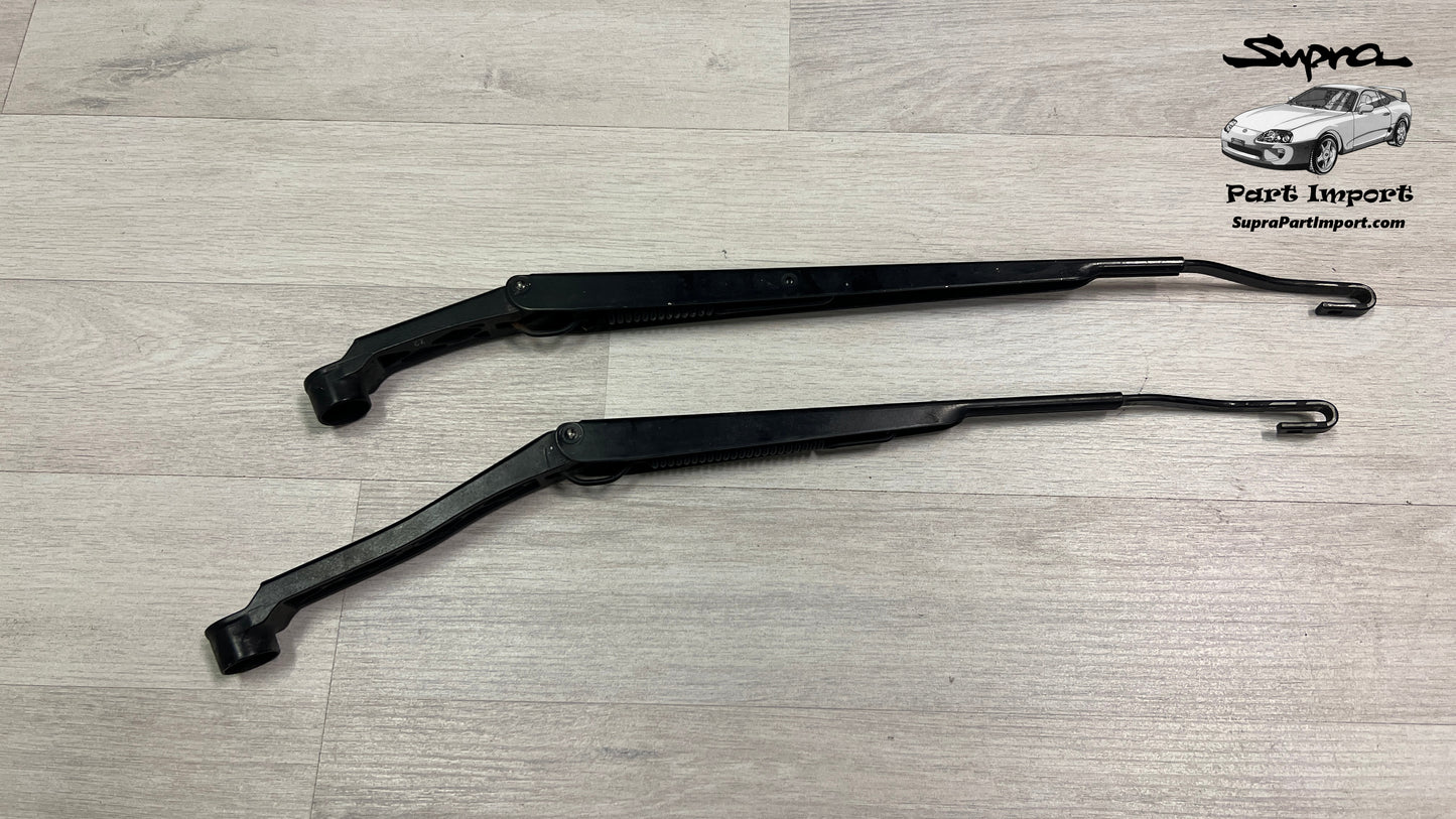 *RARE* JZA80 Supra Genuine OEM RHD Front Wiper Arm Set (2 pc.) (85211-14300 + 85221-14300)