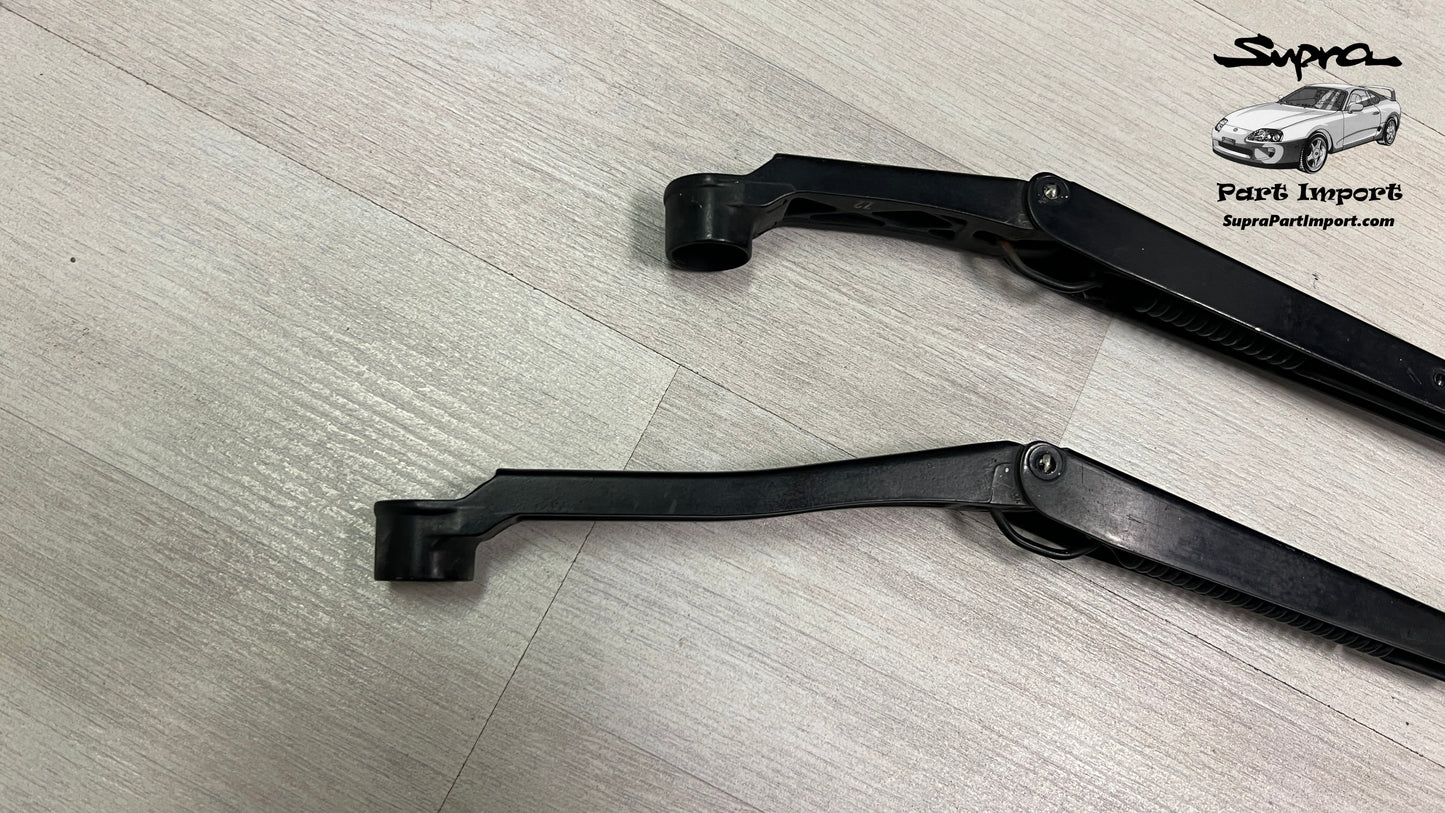 *RARE* JZA80 Supra Genuine OEM RHD Front Wiper Arm Set (2 pc.) (85211-14300 + 85221-14300)