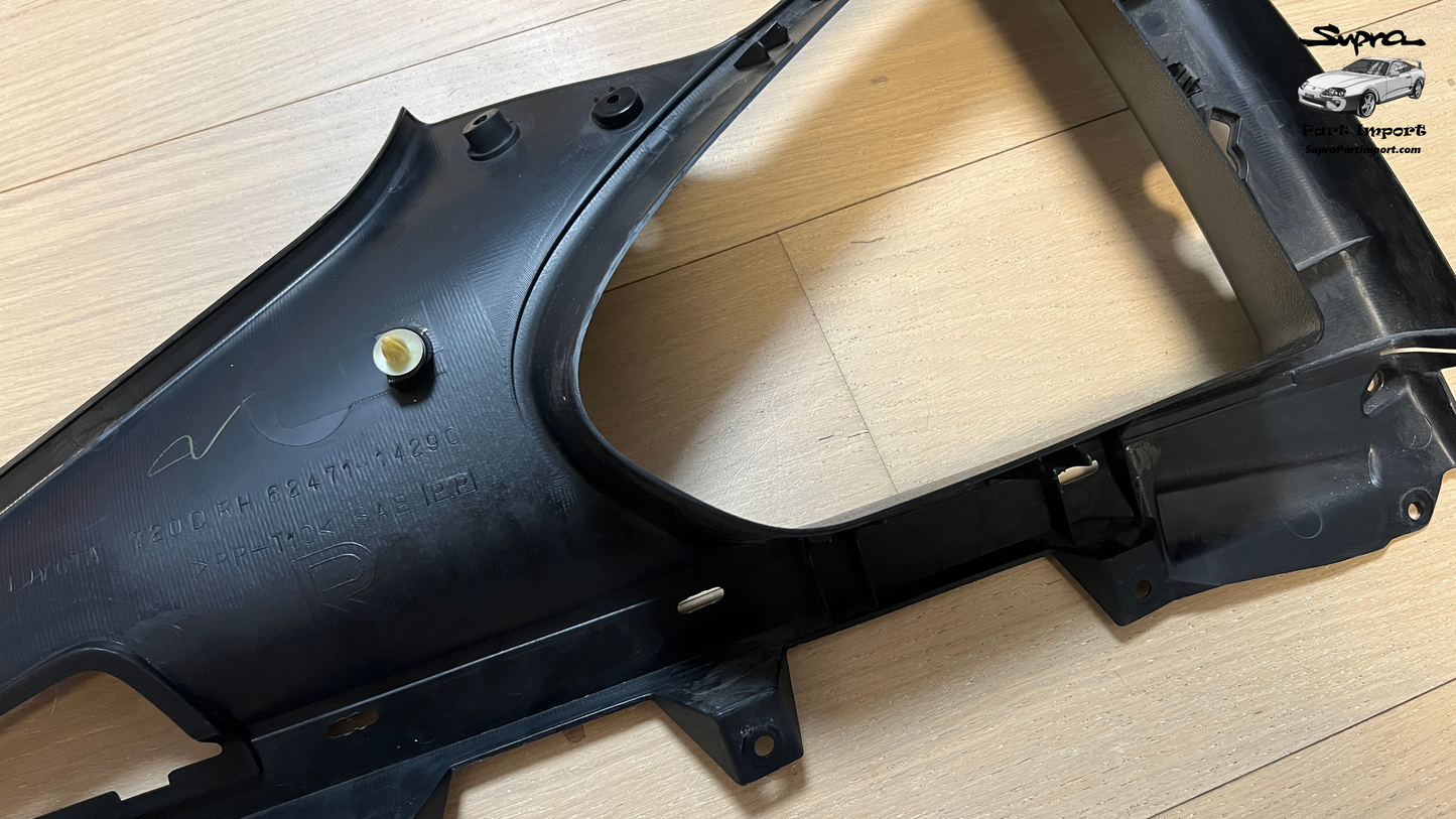 JZA80 Supra Genuine OEM LHD/RHD Right Side Quarter Window Interior Trim (62471-14890-C0)