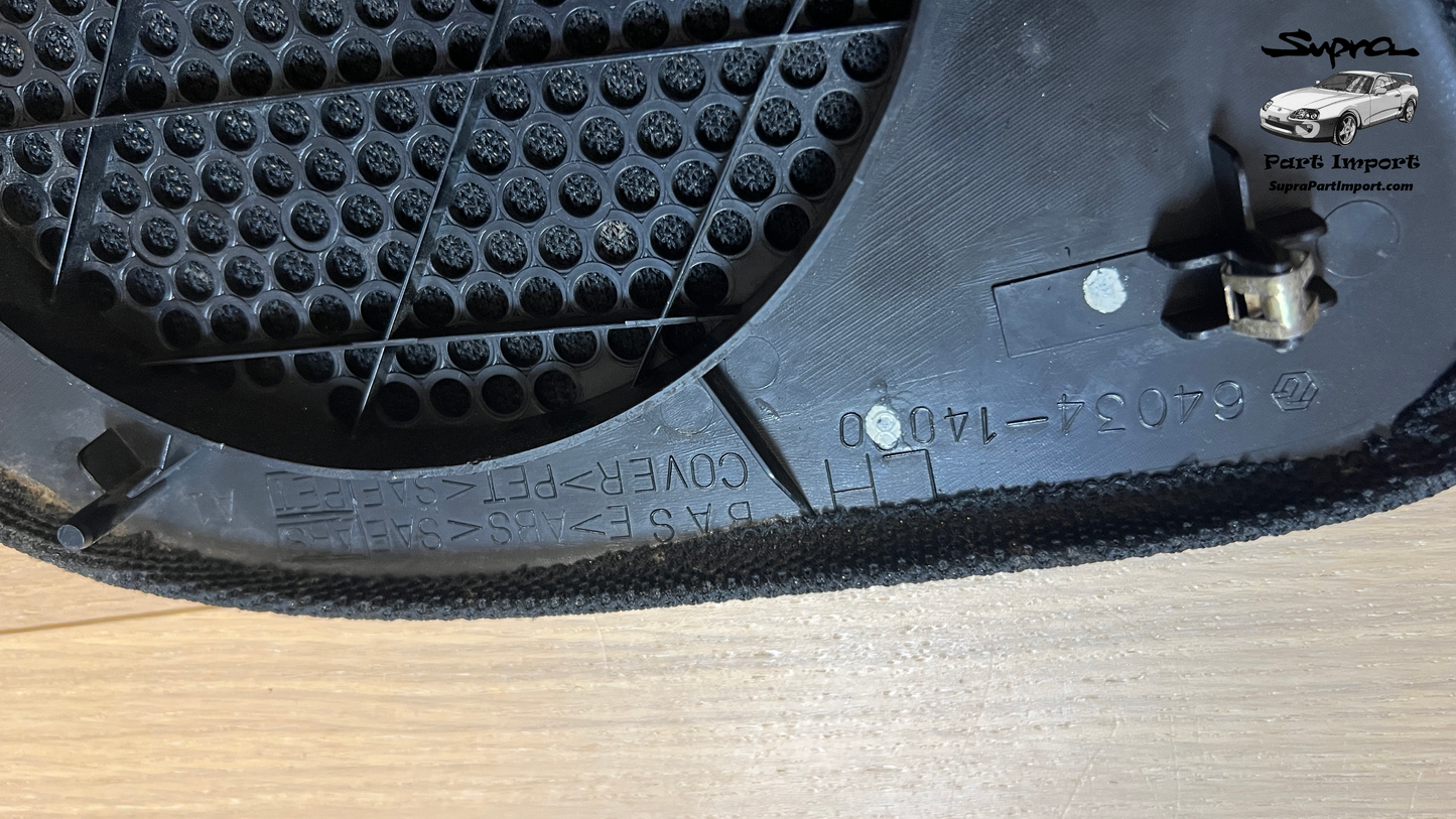 JZA80 Supra Genuine OEM Rear Left Side Speaker Grill Panel Trim (64034-14080-C0)