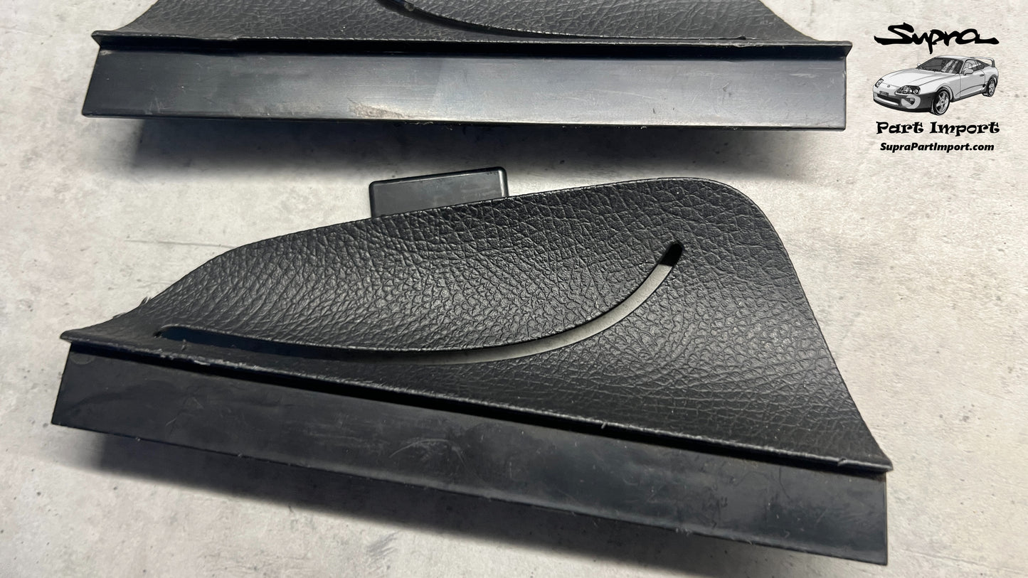 JZA80 Supra Genuine OEM LHD/RHD Plastic Trims for Rear Seat Belts (Quarter Window Interior Trim)