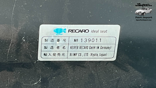 *RARE* Recaro SR2 Seat Set (2 pc)