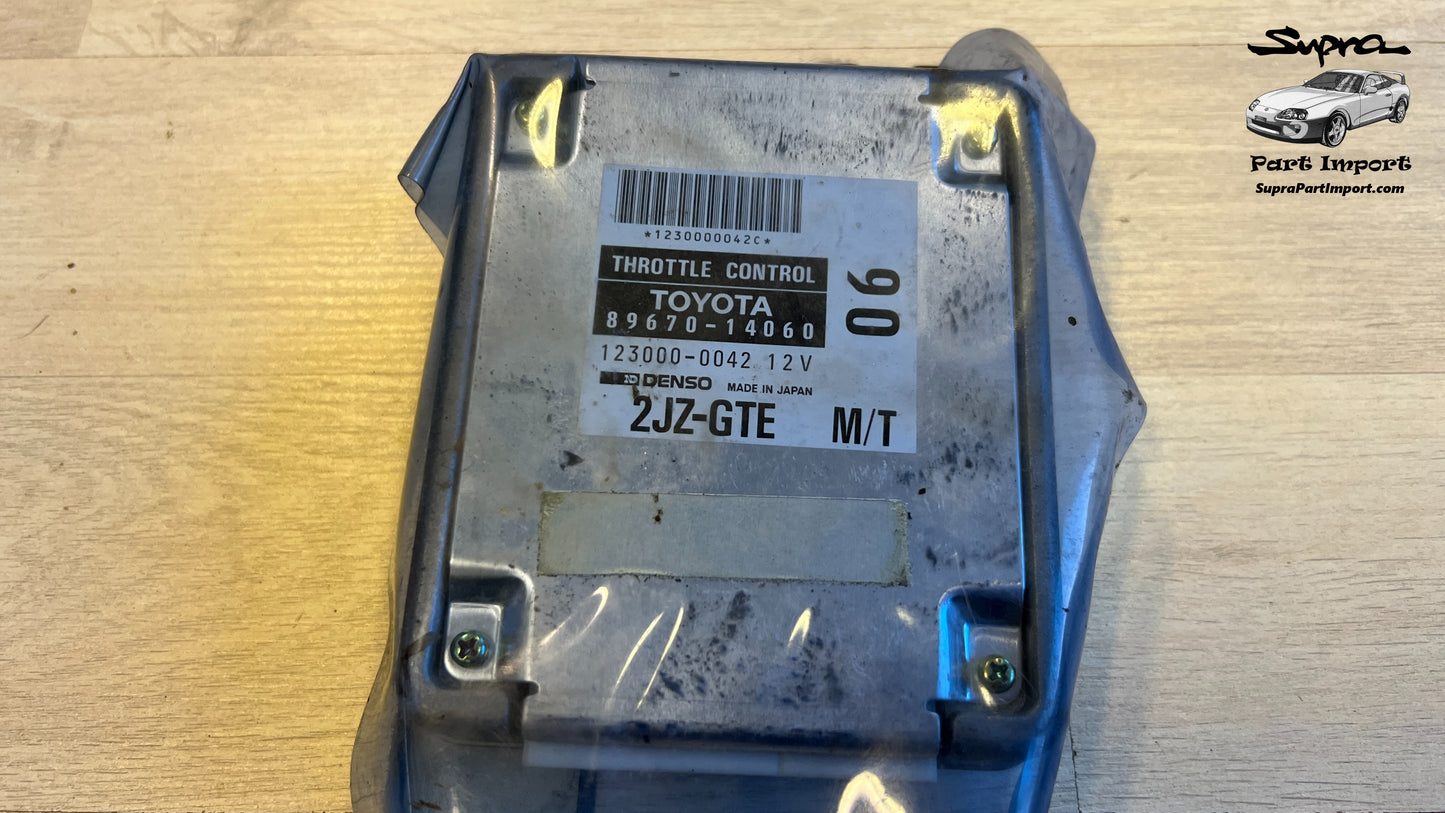 JZA80 Supra Genuine OEM 2JZ-GTE M/T Throttle Control ECU (89670-14060)