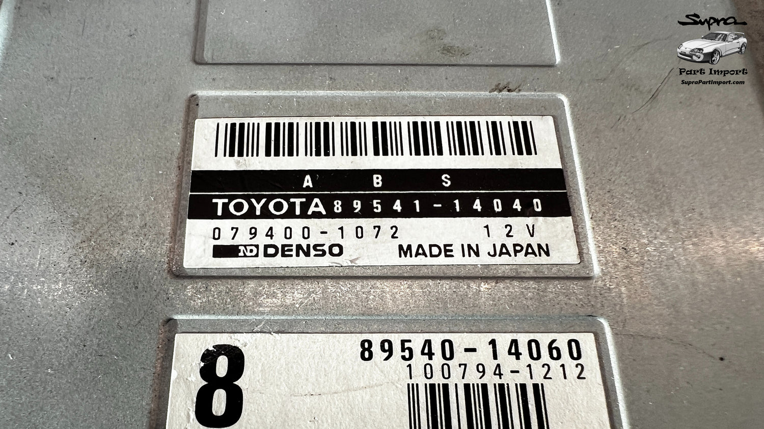 JZA80/MK4 Supra Genuine OEM ABS ECU (89541-14040) – Supra Part Import