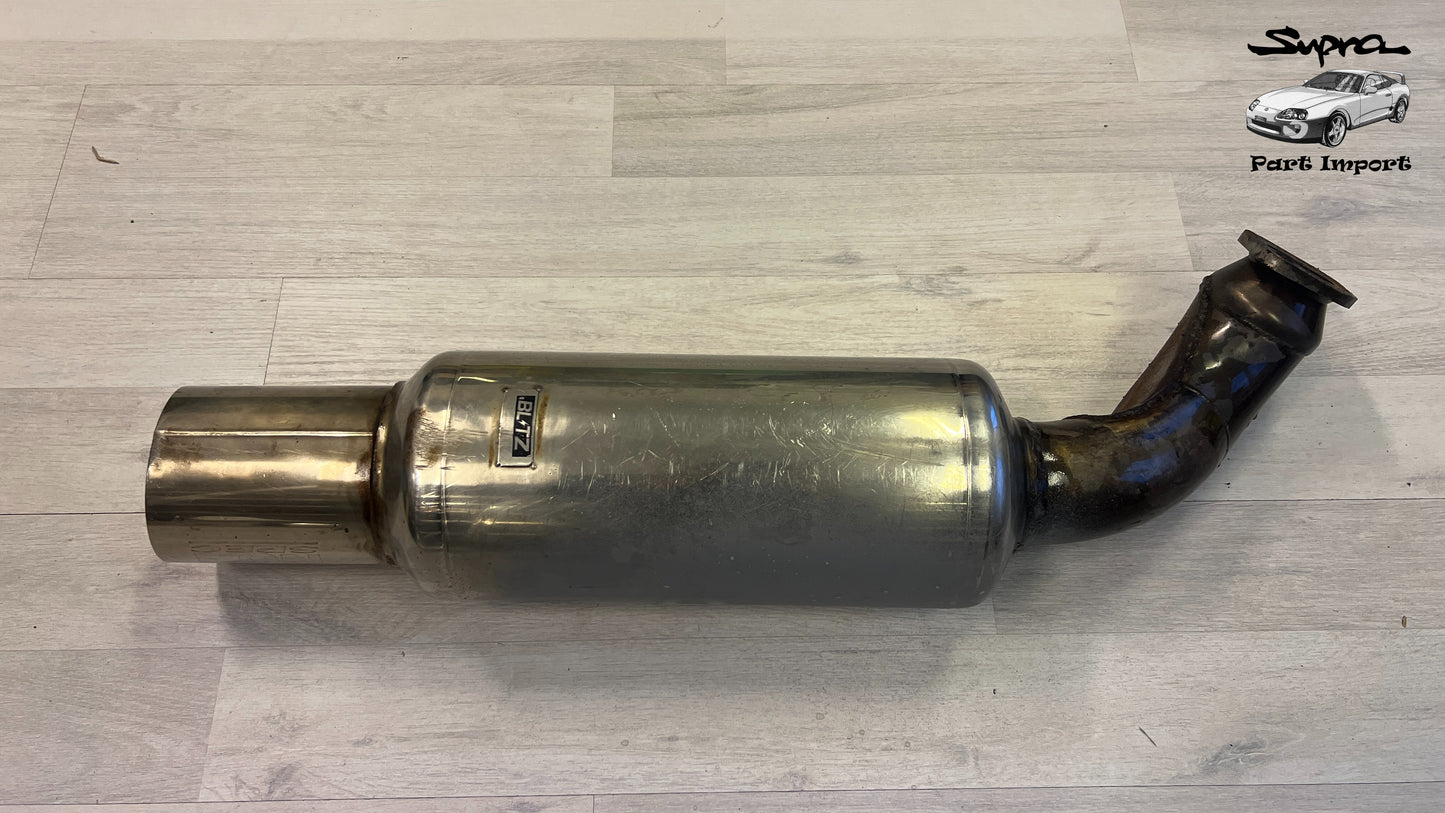 JZA80 Supra Fitting Blitz Nür Spec Rear Muffler
