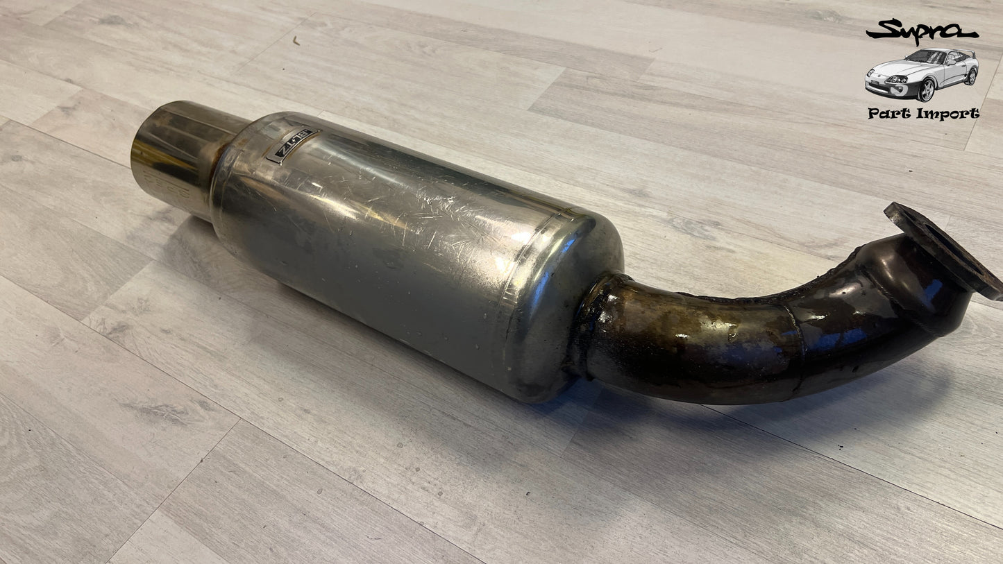 JZA80 Supra Fitting Blitz Nür Spec Rear Muffler
