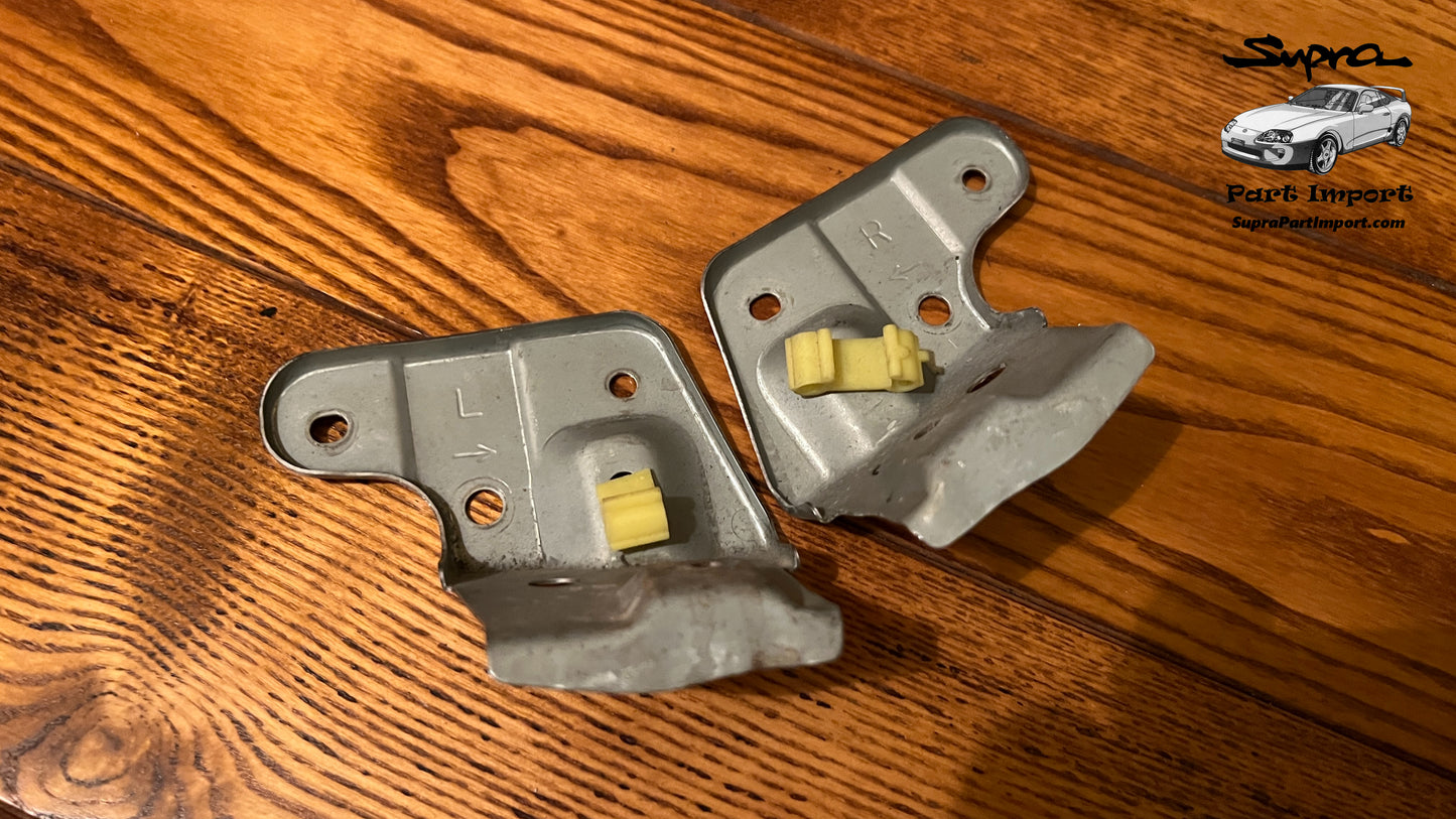 *DISCO* JZA80 Supra Genuine OEM RH+LH Door Lock Remote Cont Base Plate Set (2 pc) (69615-14020 + 69616-14020)