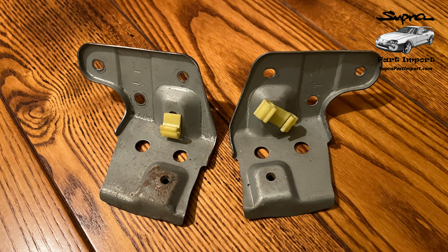 *DISCO* JZA80 Supra Genuine OEM RH+LH Door Lock Remote Cont Base Plate Set (2 pc) (69615-14020 + 69616-14020)