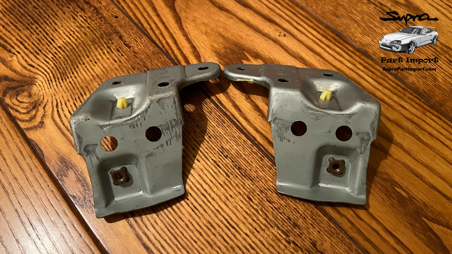 *DISCO* JZA80 Supra Genuine OEM RH+LH Door Lock Remote Cont Base Plate Set (2 pc) (69615-14020 + 69616-14020)