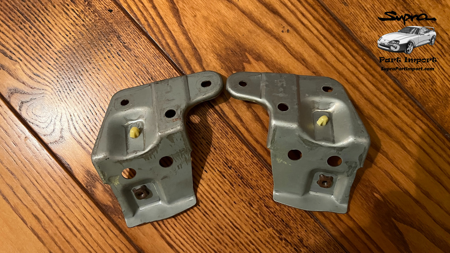 *DISCO* JZA80 Supra Genuine OEM RH+LH Door Lock Remote Cont Base Plate Set (2 pc) (69615-14020 + 69616-14020)