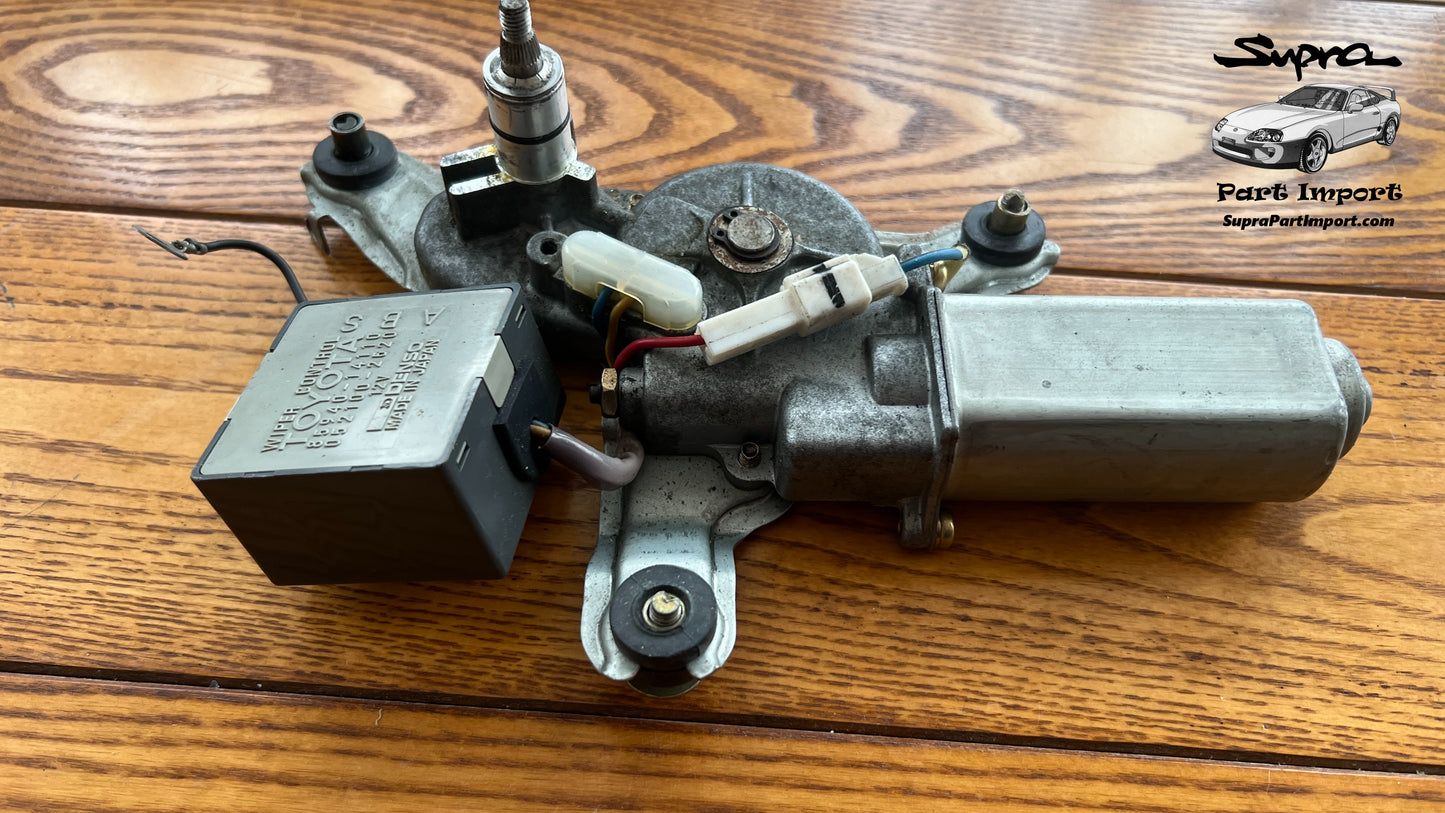 JZA80 Supra Genuine OEM RHD Rear Wiper Motor Assembly (85130-14310)