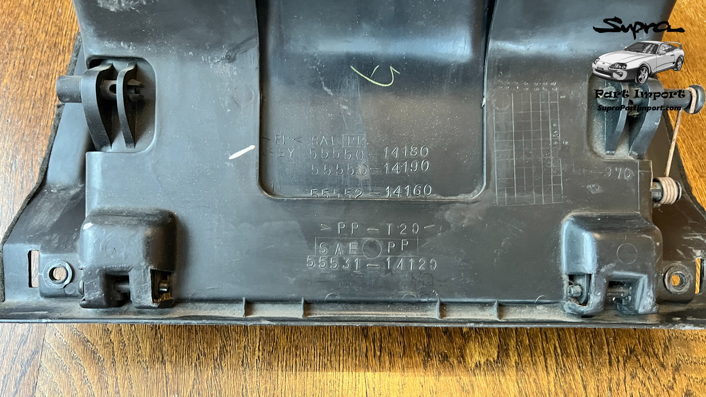 JZA80 Supra Genuine OEM LHD/RHD Lower Glovebox (55531-14120 / 55550-14180-C0)