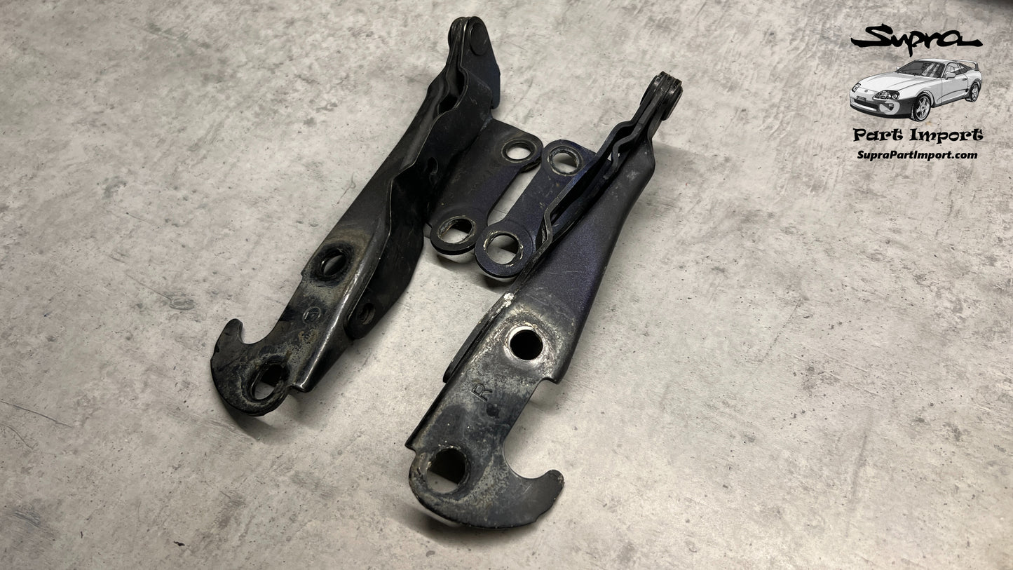 JZA80 Supra Genuine OEM Bonnet Hinge Set (2 pc.) (53410-14130 + 53420-14100)