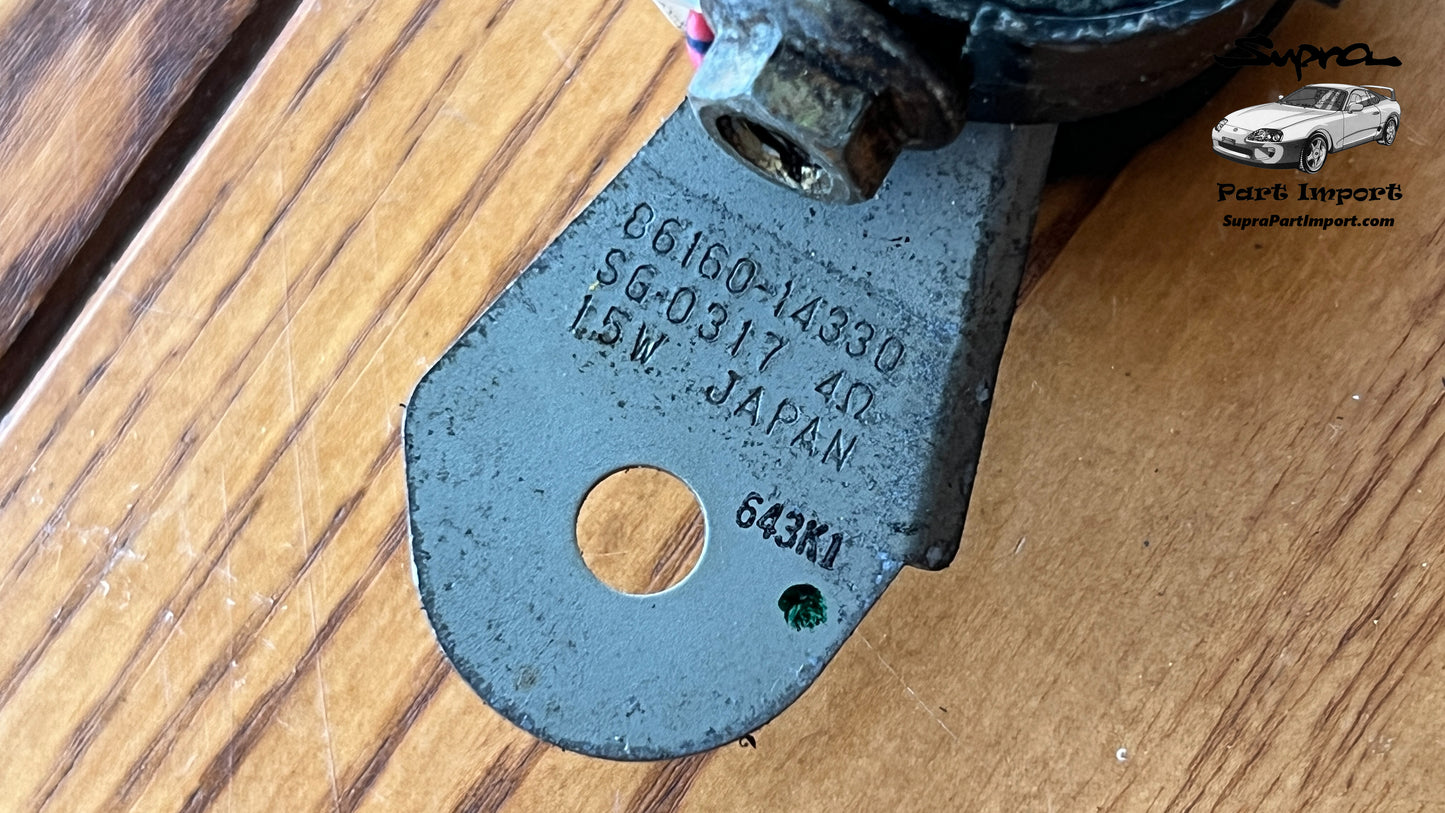 JZA80 Supra Genuine OEM Front Speaker Tweeter Assy/Bracket (86160-14330)