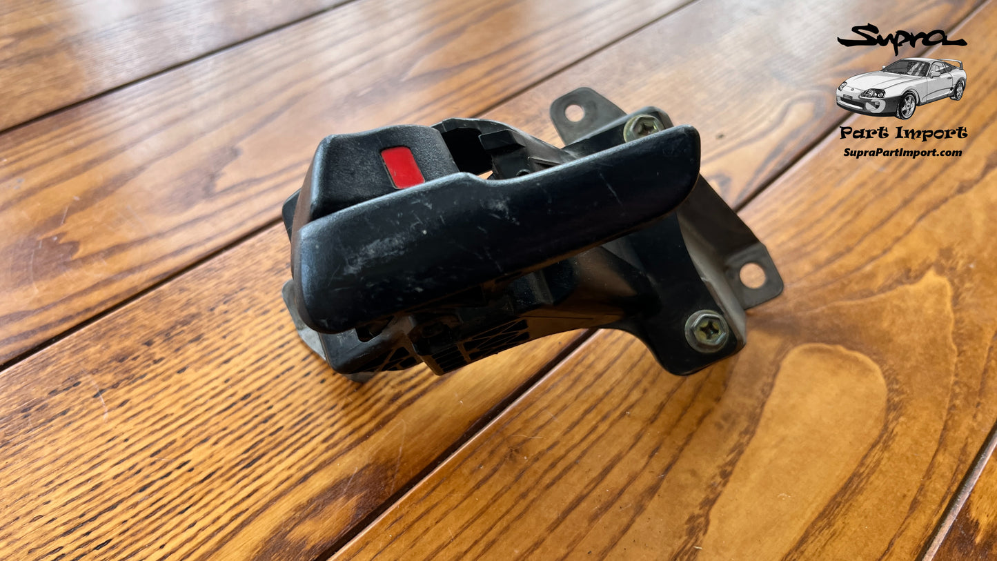 JZA80 Supra Genuine OEM Left Side Interior Door Handle /w Bracket (69206-14080-C0)