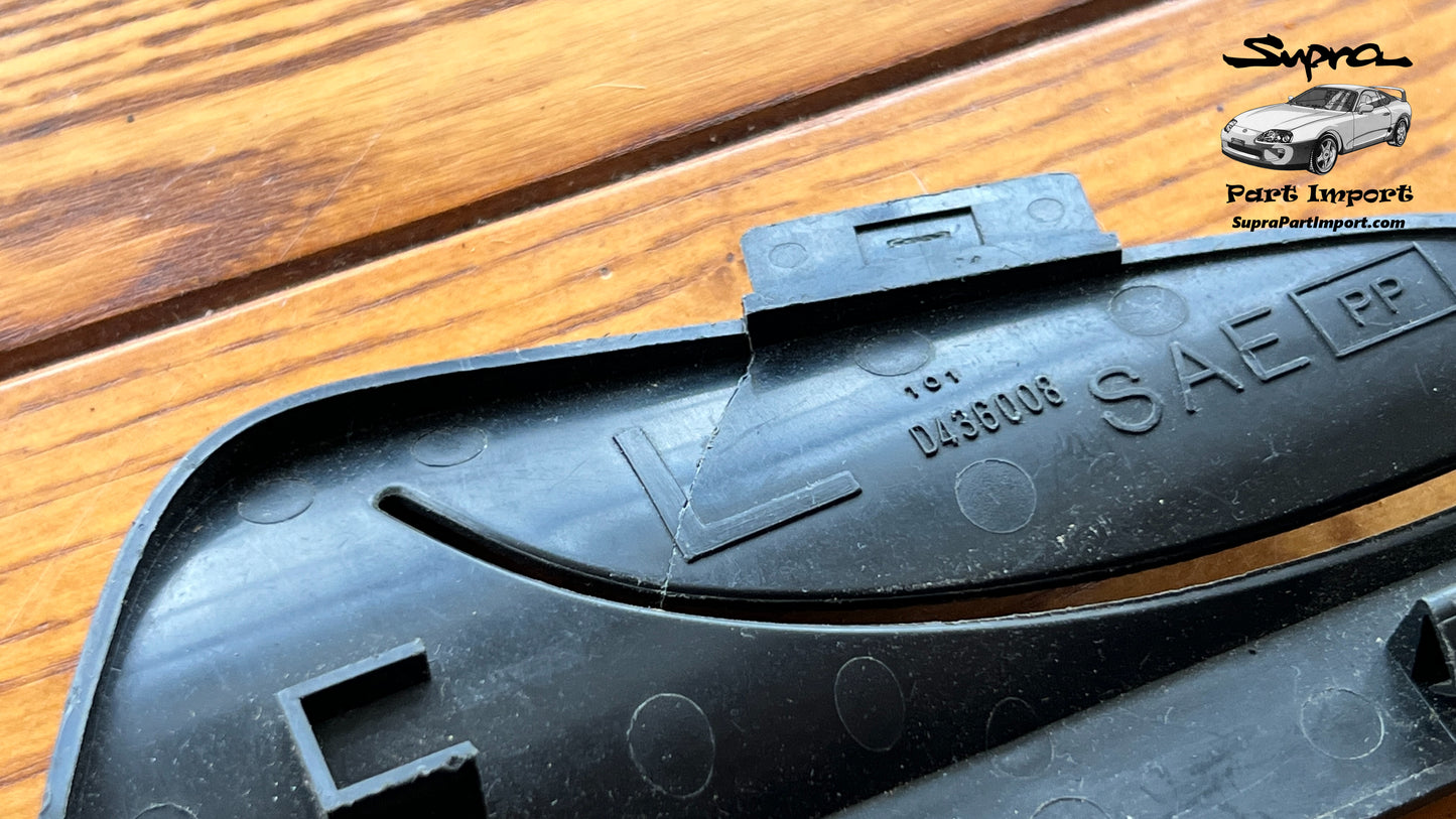 JZA80 Supra Genuine OEM LHD/RHD Left Side Plastic Trims for Rear Seat Belts (Quarter Window Interior Trim)