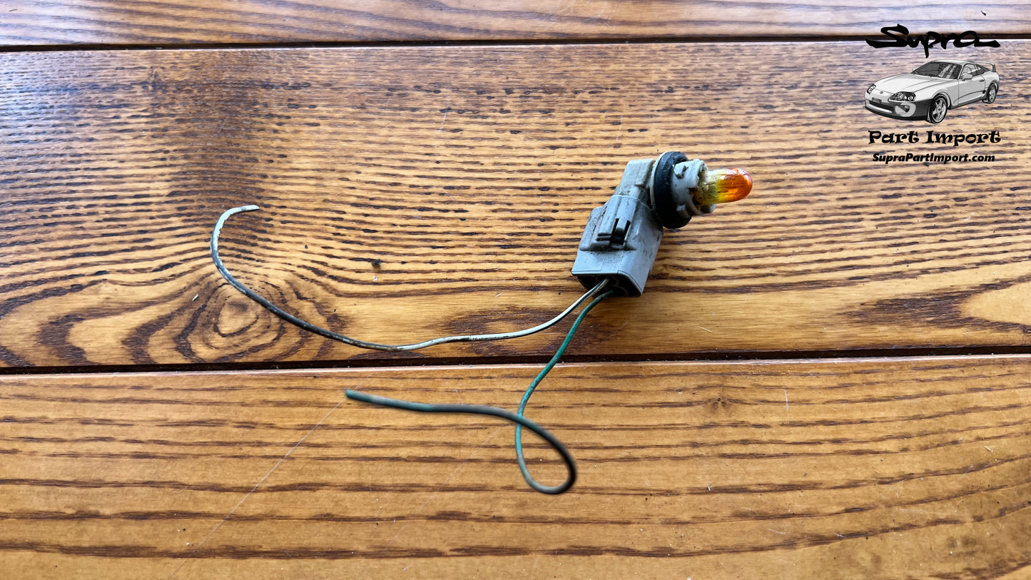 JZA80 Supra Genuine OEM Side Turn Signal Socket w/ Wire